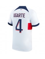 Paris Saint-Germain Manuel Ugarte #4 Vieraspaita 2023-24 Lyhythihainen